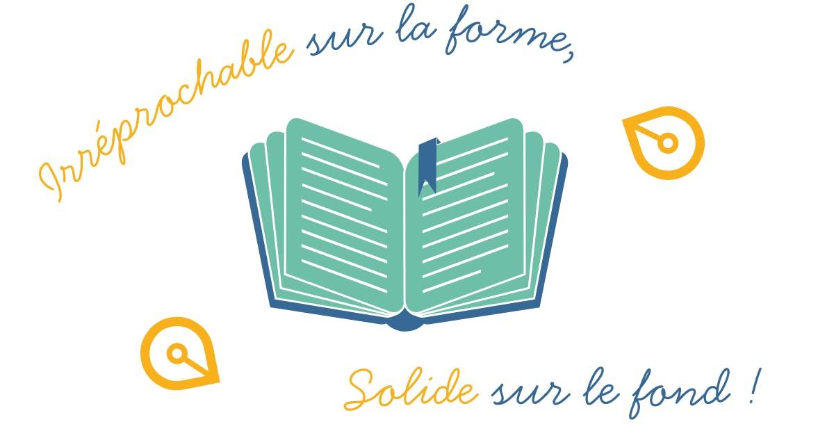 illustration de livre avec "Irréprochable sur la forme, solide sur le fond !"